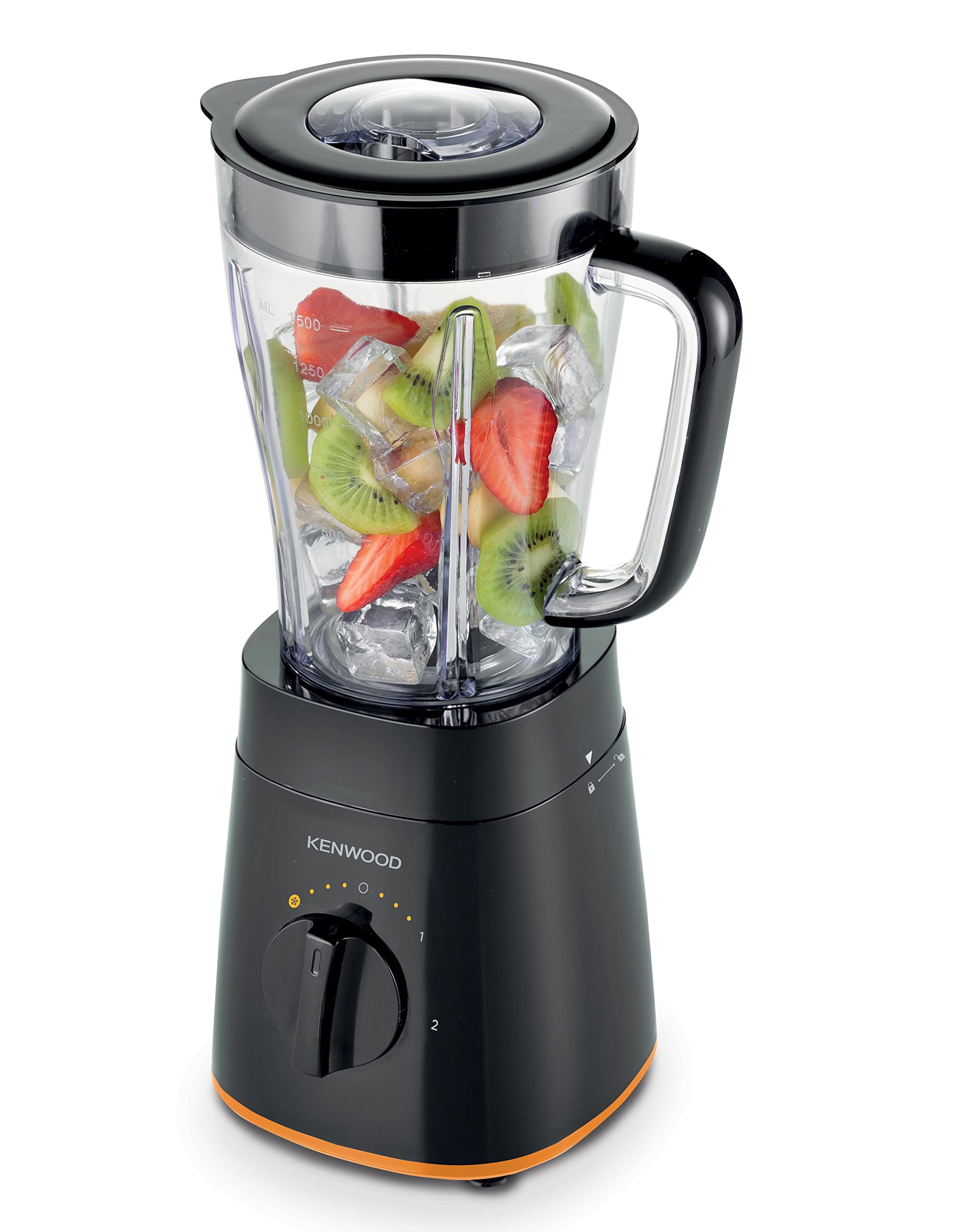 KENWOOD Blender 500W Smoothie Blender/Smoothie Maker 2L with Grinder Mill, Chopper Mill, Ice Crush Function BLP15.360BK Black خلاط لصنع السموذي من كينوود بقدرة 500 واط وسعة 2 لتر مع مطحنة ومفرمة، وظيفة تكسير الثلج Blp15.360Bk - اسود KENWOOD Blender 500W Smoothie Blender/Smoothie Maker 2L with Grinder Mill, Chopper Mill, Ice Crush Function BLP15.360BK Black خلاط لصنع السموذي من كينوود بقدرة 500 واط وسعة 2 لتر مع مطحنة ومفرمة، وظيفة تكسير الثلج Blp15.360Bk - اسود